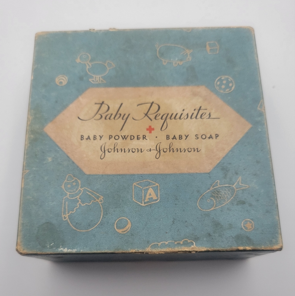 Baby Requisities Vintage Baby Box Johnson and Johnson